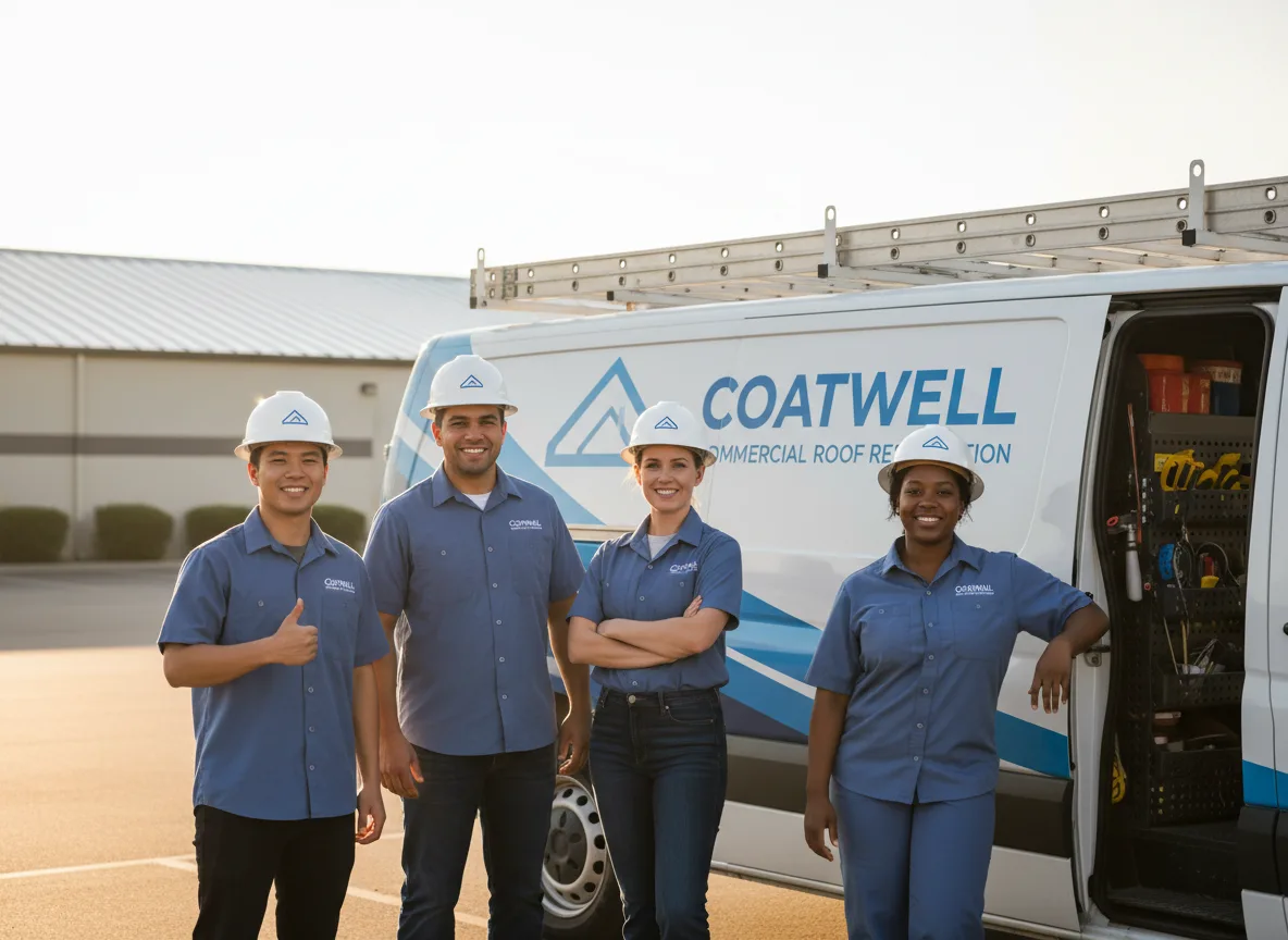 Commercial roof coating company in Kempner, TX